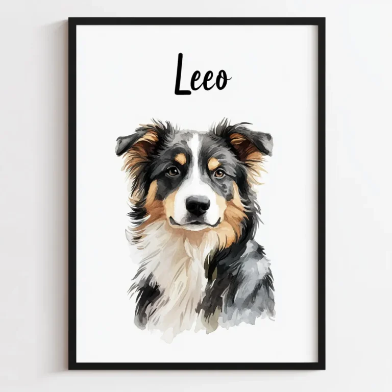 Watercolor Pet Portrait photo review