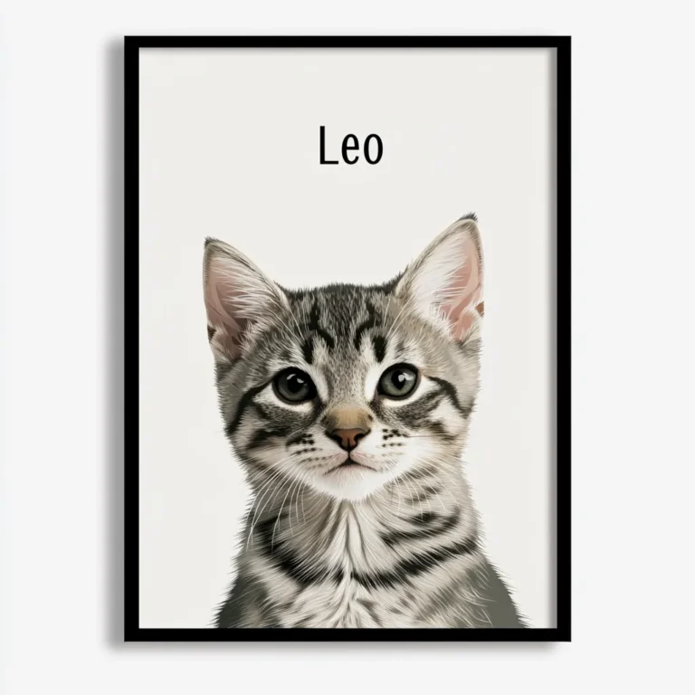 Custom Pet Portrait, Modern Pet Portrait by Lily photo review