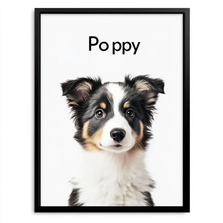 Custom Pet Portrait, Modern Pet Portrait by Eleanor photo review