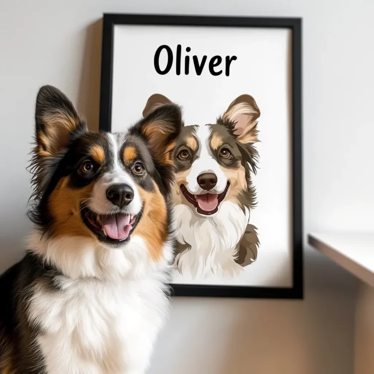 Custom Pet Portrait, Modern Pet Portrait by Maxwell - Image 14