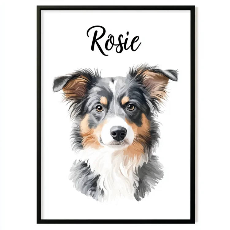 Custom Pet Portrait, Modern Pet Portrait by Aria - Image 2