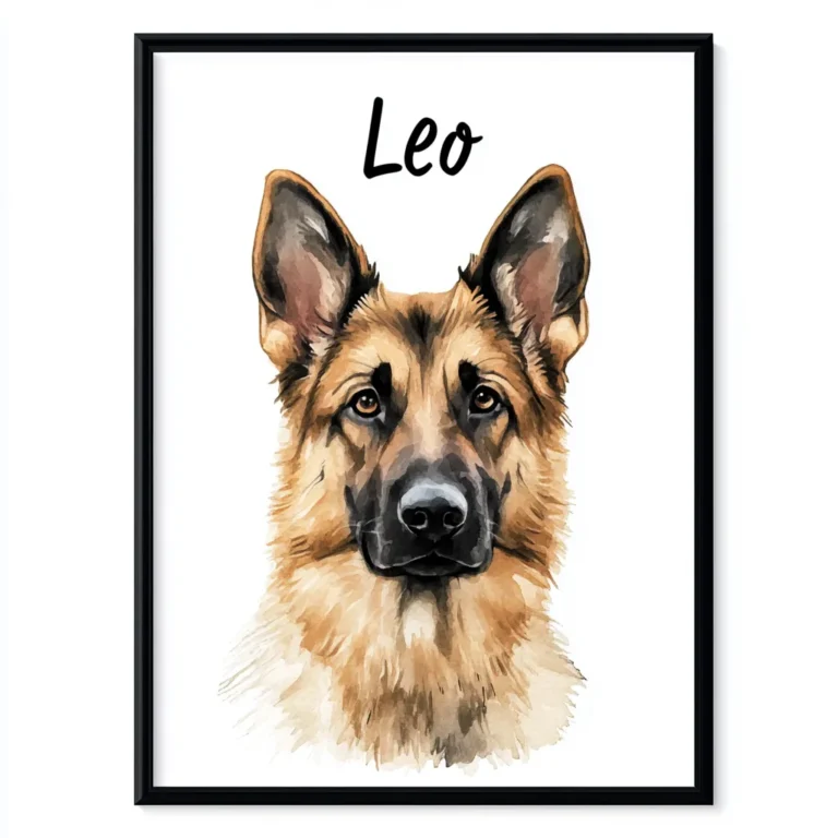 Watercolor Pet Portrait photo review